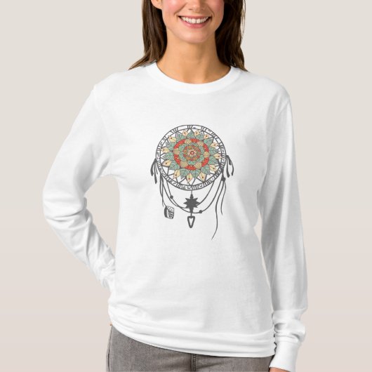 Beautiful Yoga Design T-shirt (Voorkant)