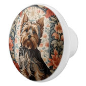 Beautiful Yorkie | Yorkshire Terrier Portrait Keramische Knop (Rechts)