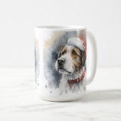 BEAUTIFULE CHRISTMAS TERRIER DOG KOFFIEMOK (Voorkant rechts)
