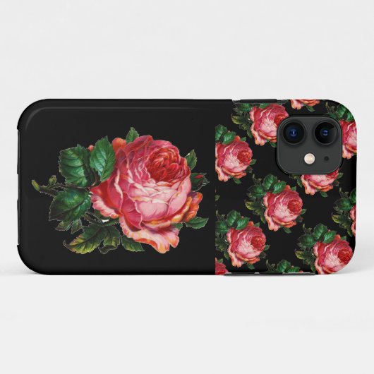 BEAUTIFULE PINK ROSE Case-Mate iPhone CASE (Achterkant (horizontaal))