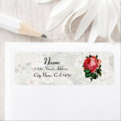 BEAUTIFULE PINK ROSE ETIKET (Insitu)