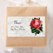 BEAUTIFULE PINK ROSE ETIKET (Insitu)