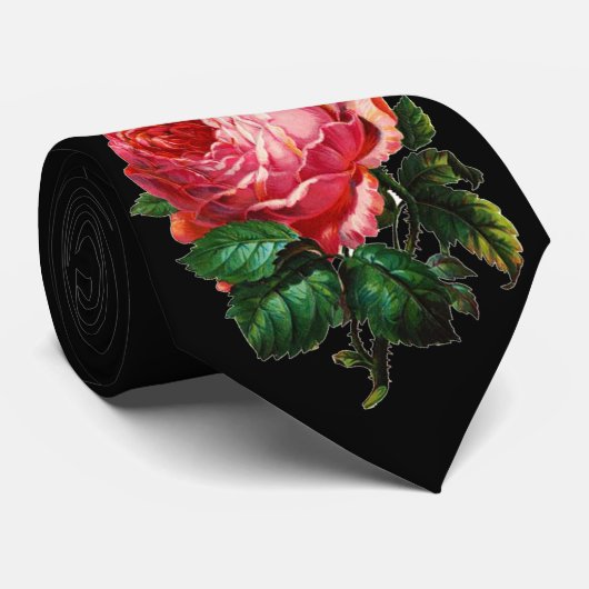 BEAUTIFULE PINK ROSE STROPDAS (Opgerold)