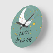 BEAUTIFULE WALL CLOCK SWEET DREAMS RONDE KLOK (Hoek)