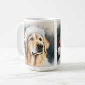 BEAUTIFULE WATERVERF GOLDEN RETRIEVER DOG KOFFIEMOK (Voorkant links)