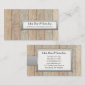 Beautifull Constructions/Carpentry Visitekaartje (Voorkant / Achterkant)
