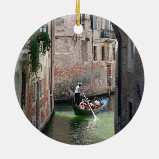 Beautifull Venice Italië Keramisch Ornament (Achterkant)
