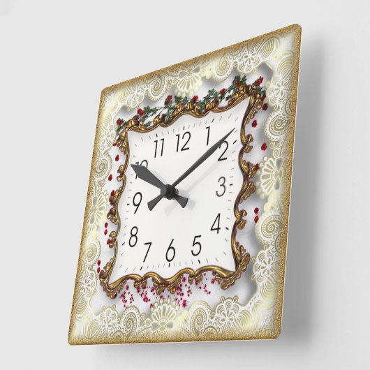 Beautifull Vierkante Klok (Hoek)