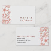 Beautifull-visitekaartje bloemen visitekaartje (Voorkant / Achterkant)