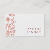 Beautifull-visitekaartje bloemen visitekaartje (Voorkant)