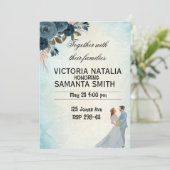 Beautifully and Personalized Wedding Invitations Kaart (Staand voorkant)