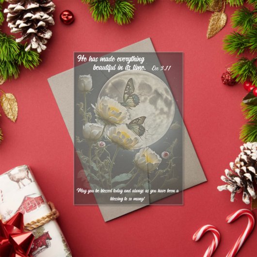 Beautifully and Wonderfully Made Acryl Uitnodigingen (Insity (Feestdagen))