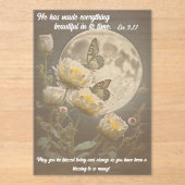 Beautifully and Wonderfully Made Acryl Uitnodigingen (Voorkant)