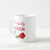 Beautifully Broken Not Okay But Gonna Be Alright Koffiemok (Voorkant links)