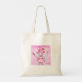 Beautifully Designed Cute Looking Witch in Pastel Tote Bag (Achterkant)