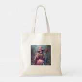Beautifully Designed Cute Looking Witch in Pastel Tote Bag (Achterkant)