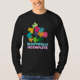 Beautifully Incomplete Colorful Puzzle Piece T-shirt