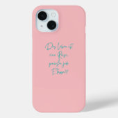 Beautifully Simple iPhone Case (Achterkant)