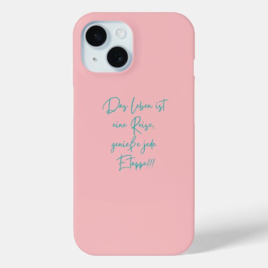 Beautifully Simple iPhone Case (Achterkant)