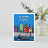 Beautifully Unrepeatable Inspirational Coastal Briefkaart (Staand voorkant)