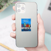 Beautifully Unrepeatable Inspirational Coastal Sticker (Telefoon)