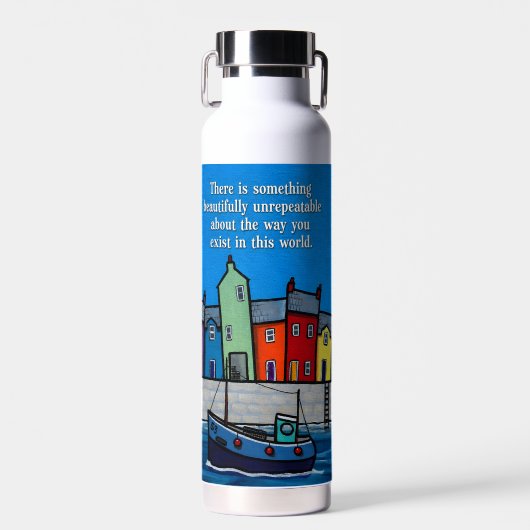 Beautifully Unrepeatable Inspirational Coastal Waterfles (Voorkant)