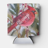 BEAUTIFUTE CHRISTMAS RED CARDINAL BIRD PARTIJ BLIKJESKOELER (Voorkant)