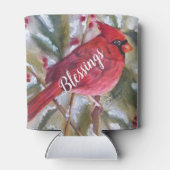 BEAUTIFUTE CHRISTMAS RED CARDINAL BIRD PARTIJ BLIKJESKOELER (Achterkant)