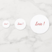 BEAUTIFUTE CHRISTMAS RED CARDINAL BIRD TABEL CONFETTI (Achterkanten)