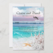 BEAUTIFUTE TROPISCHE OCEAAN SUNRISE DOLPHINS KAART (Voorkant)