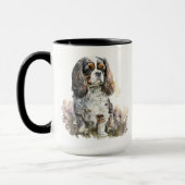 BEAUTIFUTE WATERVERF CAVALIER KING CHARLES SPANIEL MOK (Links)
