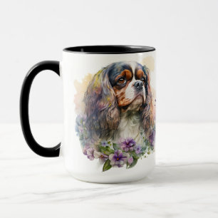 BEAUTIFUTE WATERVERF CAVALIER KING CHARLES SPANIEL MOK