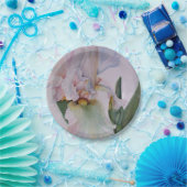 BEAUTIFUTIEF ENKEL WITTE BORD IRIS PAPIER (Feest)