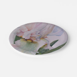BEAUTIFUTIEF ENKEL WITTE BORD IRIS PAPIER