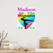 BEAUTIFUTIEF IK HOOP VAN GYMNASTIEK GEPERSONALISEE POSTER (Keuken)