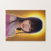 BEAUTIUL ASIAN ORIENTAL GIRL ART JIGSAW PUZZZLE LEGPUZZEL (Horizontaal)