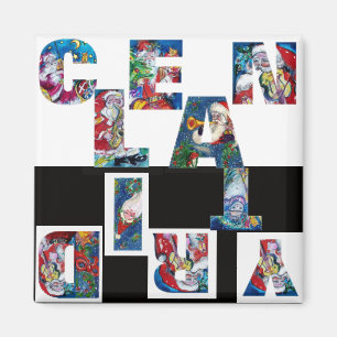 BEAUTIUL PINK ROSES GEM STONE DIRTY CLEAN MAGNEET