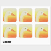 Beauty 1998 vierkante sticker (Vel)