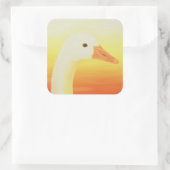 Beauty 1998 vierkante sticker (Tas)