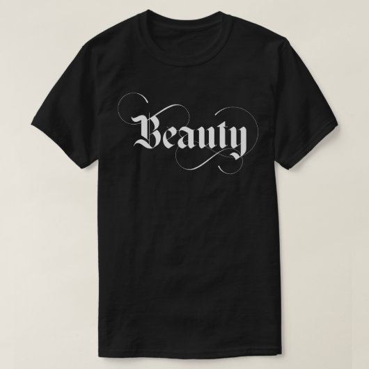 Beauty 1 t-shirt (Design voorkant)