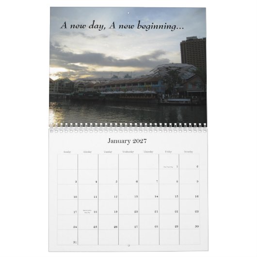 Beauty 2009-agenda kalender (Jan 2027)