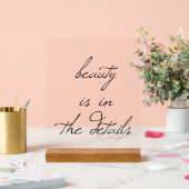 Beauty Acryl Teken Bord (Huwelijk)