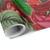 Beauty and beast - slang- en Roos-ventilator Cadeaupapier (Rol Hoek)