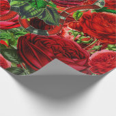 Beauty and beast - slang- en Roos-ventilator Cadeaupapier (Hoek)