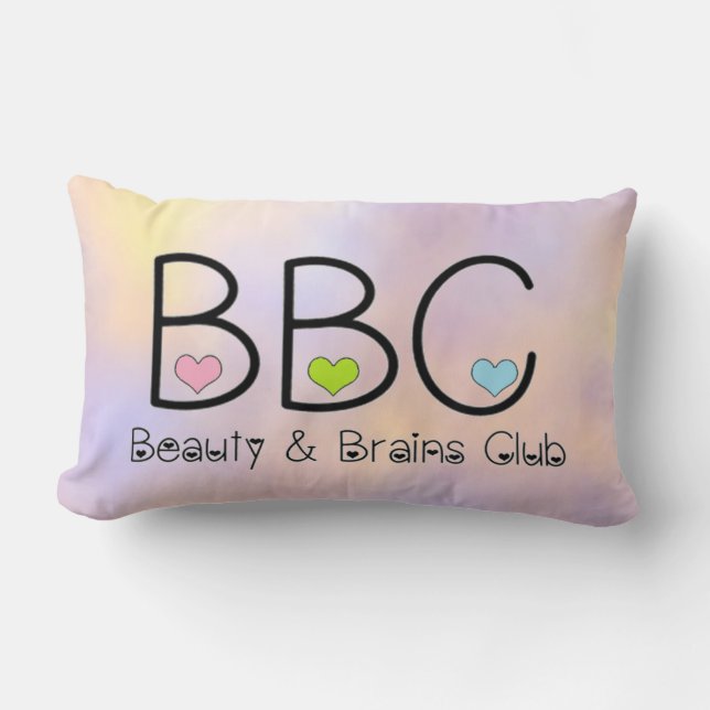 Beauty and Brains Club Pillow Kussen (Voorkant)
