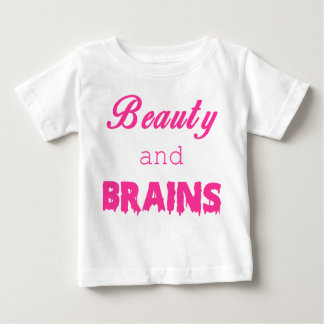 Beauty and BRAINS zombie shirt