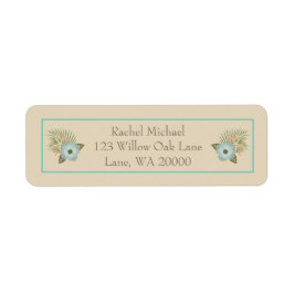 Beauty and Grace Beach floral Etiket