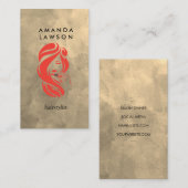 Beauty and Hair Logo Visitekaartje (Voorkant / Achterkant)