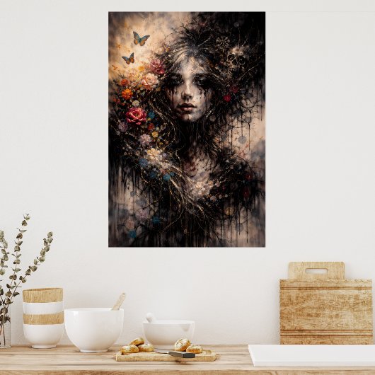 Beauty and Sorrow – A Study of Silent Emotion Poster (Keuken)