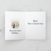 "Beauty and the Beast" Feestdagen Kaart (Binnen)